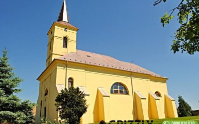 Podrezanie kostola sv. Barbory v Hájskom