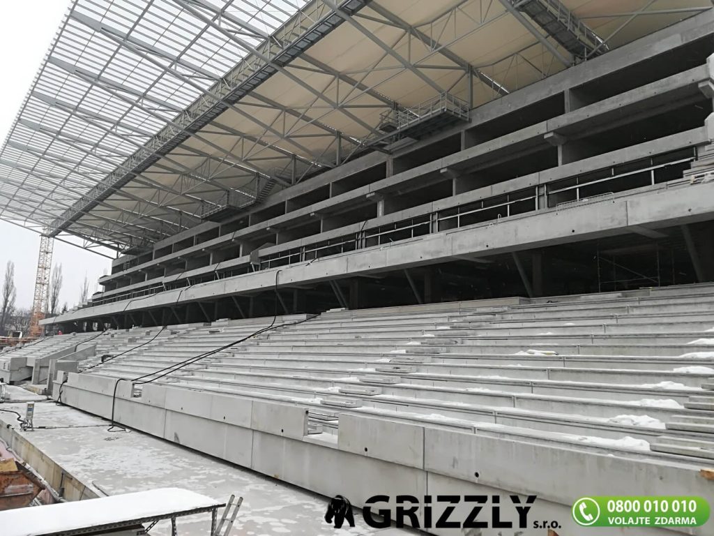 podrezanie muriva národný futbalový štadión v Bratislave