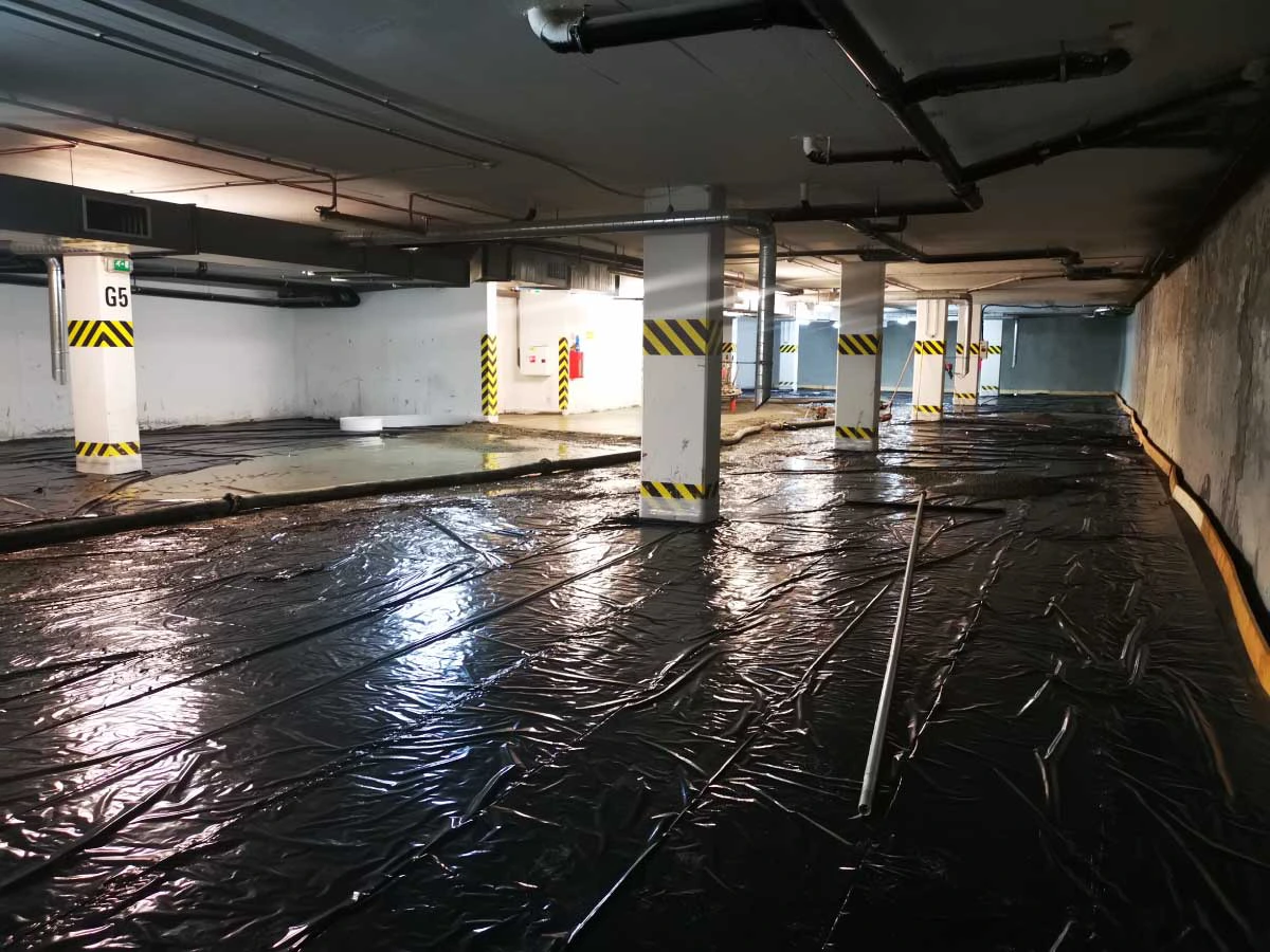 sanácia podzemných garáží v hoteli Astrum Laus Levice od GRIZZLY professional